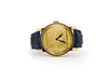 Yellow Gold Watch with Leather Strap 'Gio Pomodoro' 58 Facettes