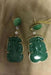 Carved jade and diamond drop earrings 58 Facettes CEY25