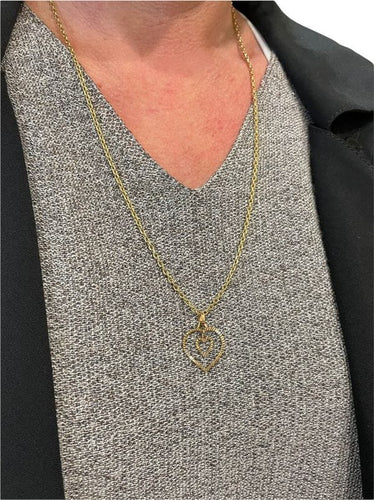 Pendentif PENDENTIF COEURS MODERNE 58 Facettes 044831