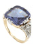 Ring ART DECO PURPLE SAPPHIRE AND DIAMOND RING 58 Facettes 052741