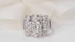 Bague 56 Bague ancienne en Platine et Diamants 58 Facettes 32222