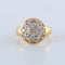 Bague 51 Bague pavage Diamants rond 58 Facettes JE127