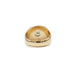 Ring 59 Yellow Gold & Diamond Ring 58 Facettes 230142R