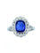 Bague Bague 1910 platine, saphir et diamants 58 Facettes