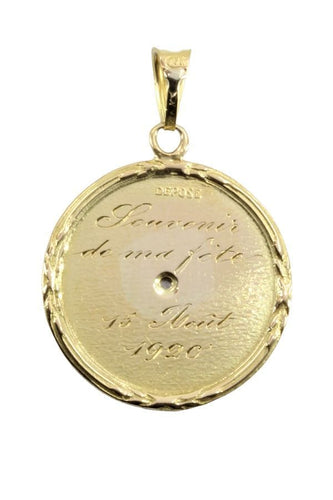 Pendentif MÉDAILLE PORTE BONHEUR 58 Facettes 050331