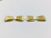 Cufflinks Trapezoid Cufflinks Yellow Gold 58 Facettes 950860