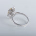 55 Natural Color Diamond Solitaire Ring 58 Facettes