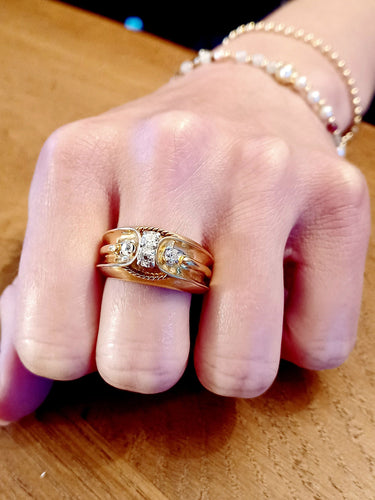 Bague 60 Bague Or & diamants 58 Facettes 598278