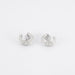 Boucles d'oreilles Créoles pavage diamants, en or gris 58 Facettes