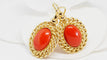 Boucles d'oreilles Boucles d'oreilles en or jaune et corail 58 Facettes 29955