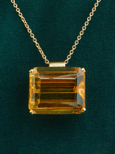 Pendentif Pendentif Citrine or jaune 58 Facettes HS20539