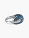 Bague 52 Bague Boule Pavage Saphirs 58 Facettes