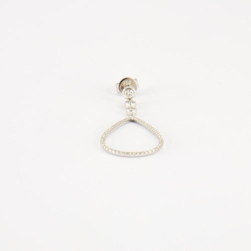 Boucles d'oreilles Boucles d'oreilles en Or blanc & diamants 58 Facettes