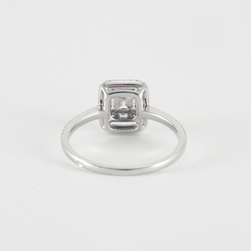 Bague 52 Bague en Or Blanc & diamants 58 Facettes