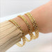 Bracelet Weekly bracelet in yellow gold 58 Facettes 20400000480