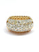 Bague Bague ancienne jarretière en or jaune 18 carats et diamants taille ancienne 58 Facettes