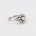 Ring Flower Ring in White Gold, Diamonds 58 Facettes 2840 LOT