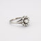 Bague Bague Fleur en Or Gris, Diamants 58 Facettes LOT 2840