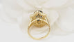 Bague 54 Bague Jupe en or jaune, saphir ovale et diamants 58 Facettes 32522