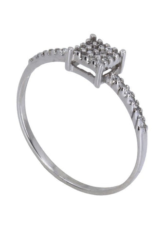 Bague 57 BAGUE MODERNE PAVAGE DIAMANTS 58 Facettes 059641