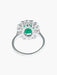 Bague 52 Bague Marguerite Emeraude et diamants 58 Facettes