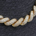 Necklace Gallon necklace Yellow gold Diamonds 58 Facettes E354649