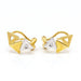 Boucles d'oreilles Boucles d'oreilles Triangle, Or jaune et blanc Diamants 58 Facettes D359695LF