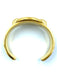 Bracelet Hermès. Bracelet métal doré et cuir 58 Facettes