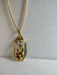 Art Nouveau/Art Deco Medal Pendant Yellow Gold Fine Pearl 58 Facettes