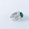 Bague 50 Bague émeraude cabochon 58 Facettes