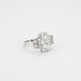 Ring Art Deco style ring Diamonds 58 Facettes B0432