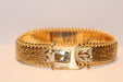 Bracelet Bracelet Yellow gold Floral decoration 58 Facettes 11002