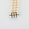 Bracelet Bracelet manchette 3 rangs Perles  Saphirs 58 Facettes
