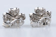Boucles d'oreilles Van Cleef & Arpels - Boucles d'oreilles "Cosmos" or blanc et diamants 58 Facettes BO-VANCLEOD8T-10