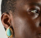 Boucles d'oreilles REPOSSI - Boucles d'oreilles or diamants et turquoise 58 Facettes