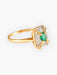 Ring 58.5 Emerald and Diamond Ring 58 Facettes HS19736