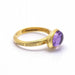 Bague 50 MARCO BICEGO - yellow gold ring with amethyst 58 Facettes D360360CS