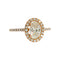 Bague 53 Bague Diamant ovale 0.70ct 58 Facettes 1-1410/1