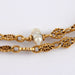 Yellow Gold and Pearl Long Necklace 58 Facettes