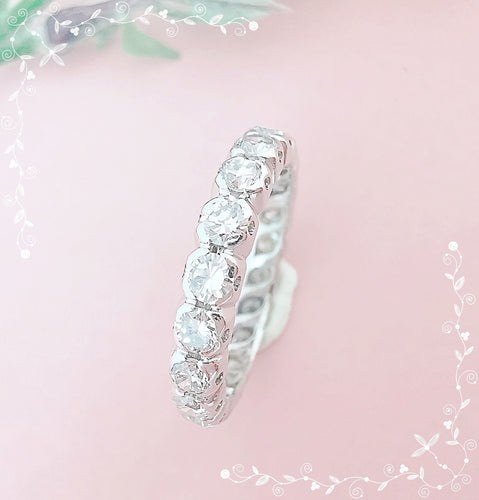 Bague Bague Alliance Diamants 1.20 carat 58 Facettes AA 1593