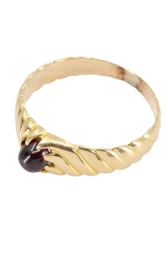 Bague BAGUE JONC GRENAT MODERNE 58 Facettes 044421