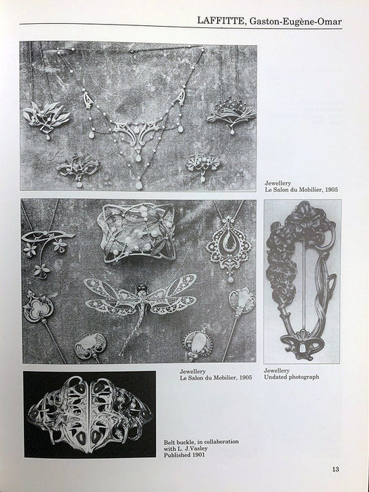 Collier Pendentif Art Nouveau Cœur par Gaston Laffitte 58 Facettes