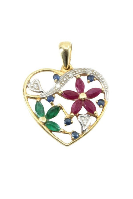 Pendentif PENDENTIF COEUR TUTTI FRUITI 58 Facettes 042681