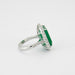 Ring 54 Emerald Ring 11cts Diamonds 58 Facettes B0843