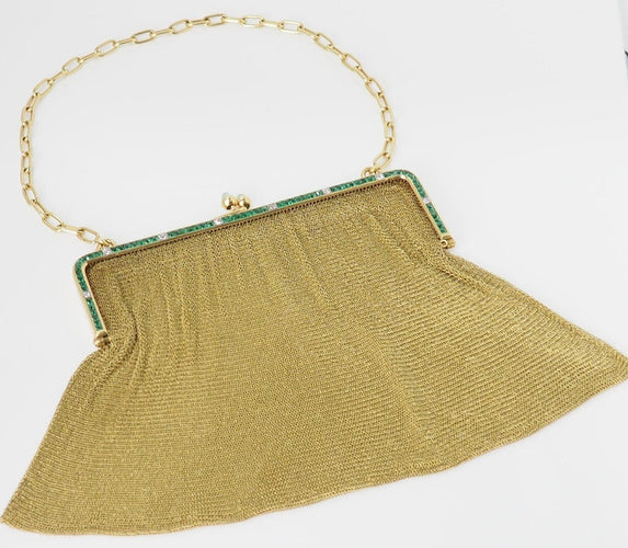 Accessoire Sac Soirée Cotte De Maille Or Jaune 58 Facettes 31814