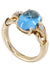 BVLGARI ring - TOPAZ CABOCHON AND DIAMOND RING 58 Facettes 075191