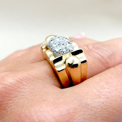 Bague Bague Tank 58 Facettes 2548