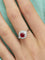 Bague 52 Bague Rubis et Diamants 58 Facettes