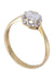 OLD DIAMOND SOLITAIRE RING 0.40 CARAT 58 Facettes 081871