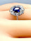 Bague 52 Bague marguerite Saphir Diamants 58 Facettes AB201